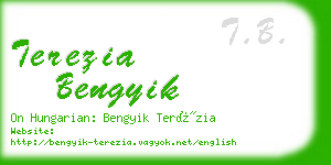 terezia bengyik business card